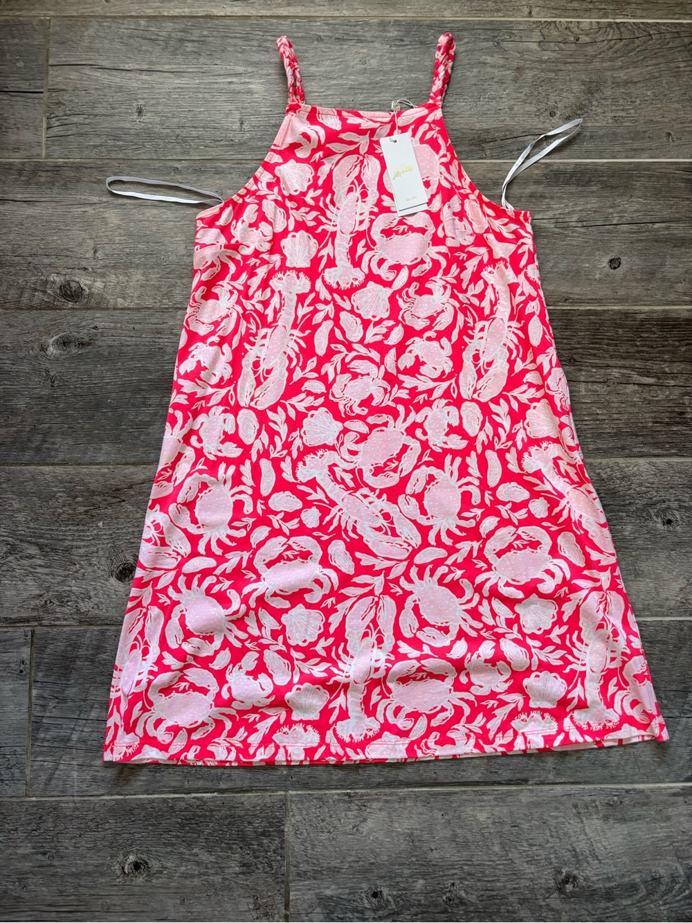 Lilly Pulitzer Cane Coral Collab mini dress NWT